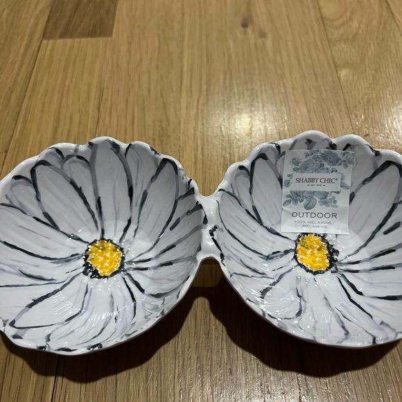 Nwt shabby chic outdoor melamine dip tray - Picture 2 of 4